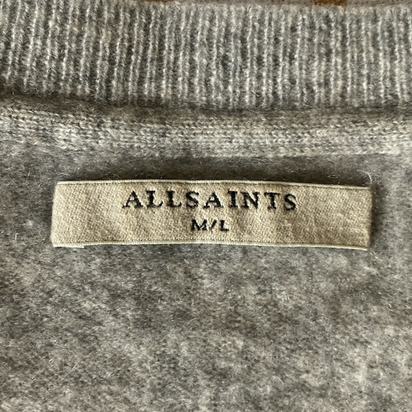All Saints “Emmy Knit Jumper” Cashmere sweater in sz M/L - Picture 5 of 13